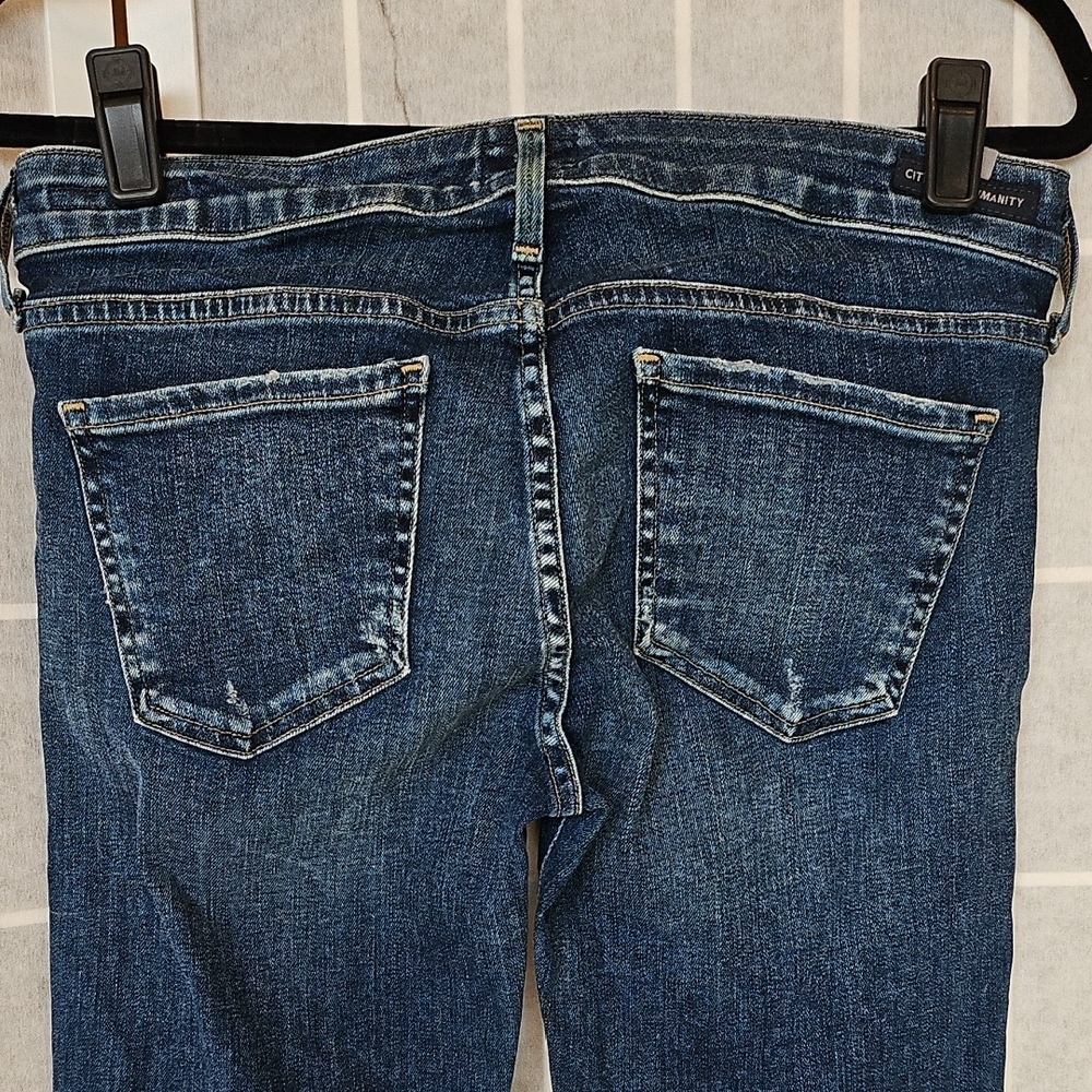 Citizens Of Humanity Dark Blue Skinny Jeans - Picture 4 of 9